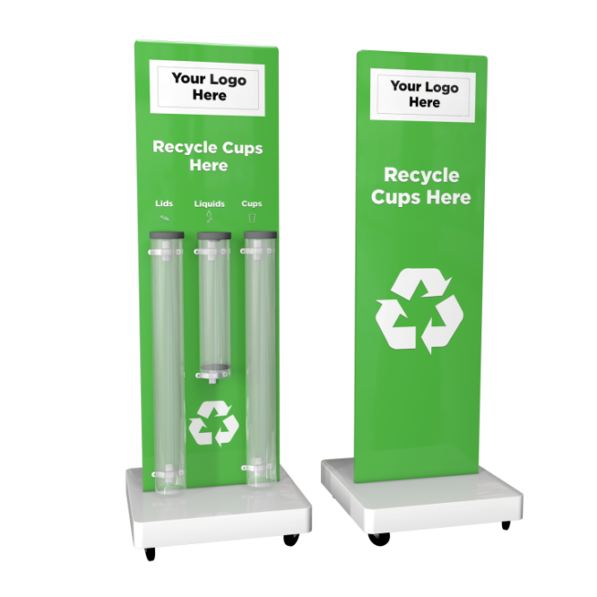 Mobile Cup Recycling Station